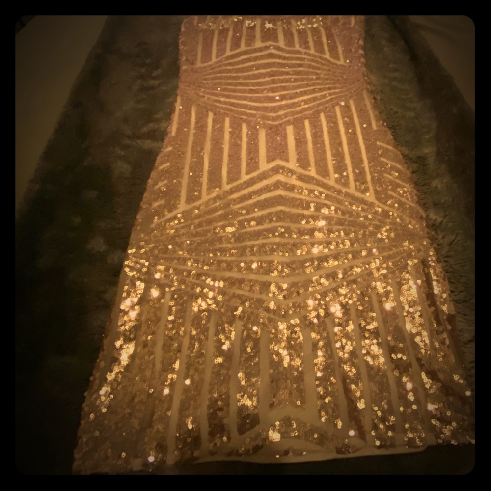 Sequin bandage dress